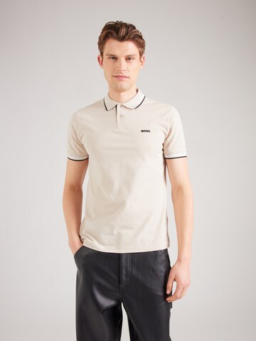 BOSS Shirt 'Paul' in Beige: voorkant