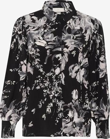 Kaffe Bluse 'Isa' i sort: forside