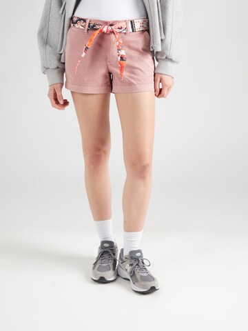 Superdry Regular Chino 'Classic' in Roze: voorkant