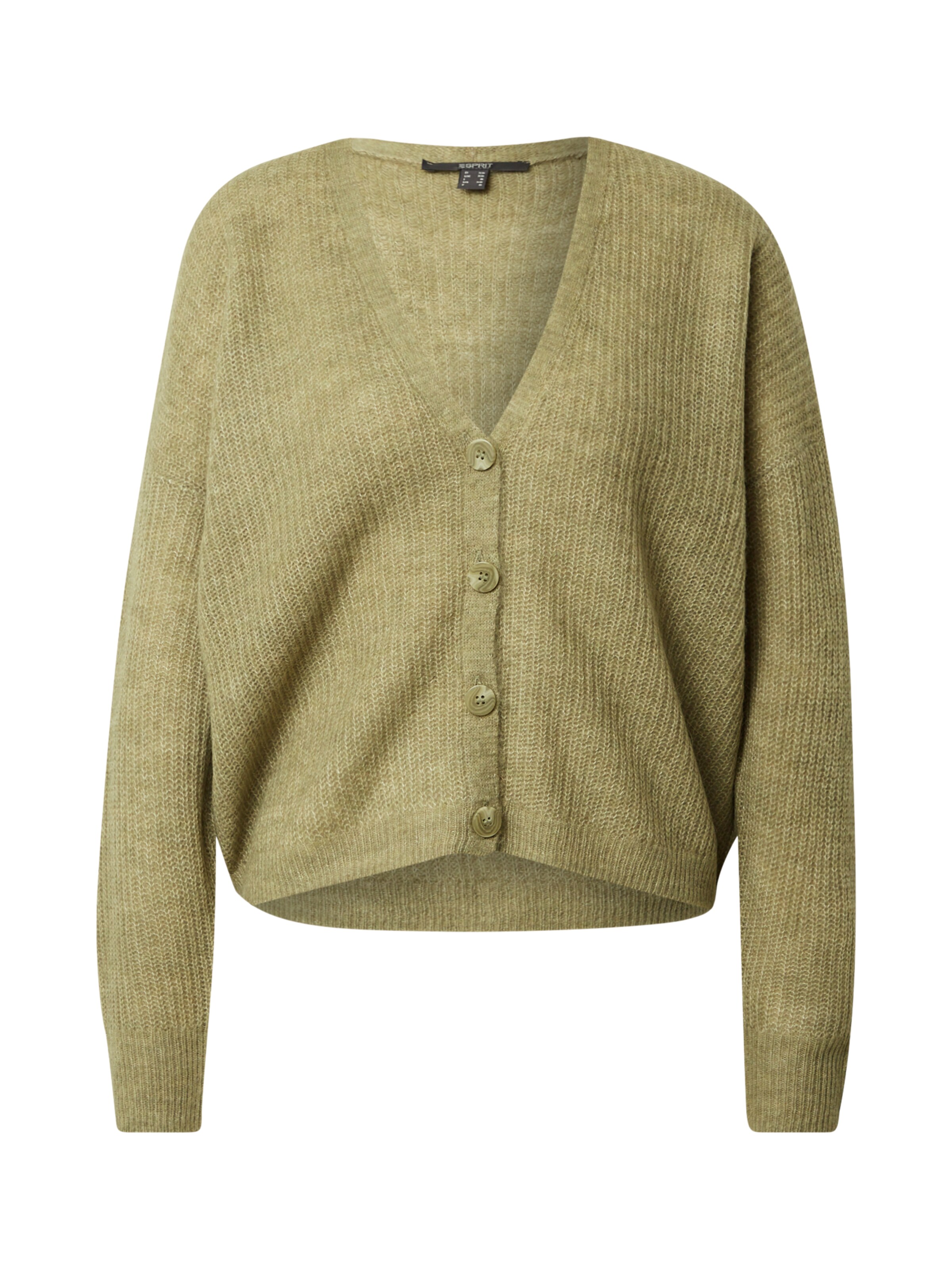 Frauen Große Größen Esprit Collection Strickjacke in Oliv - IA23275 Frauen Große Größen Esprit Collection Strickjacke in Oliv - IA23275