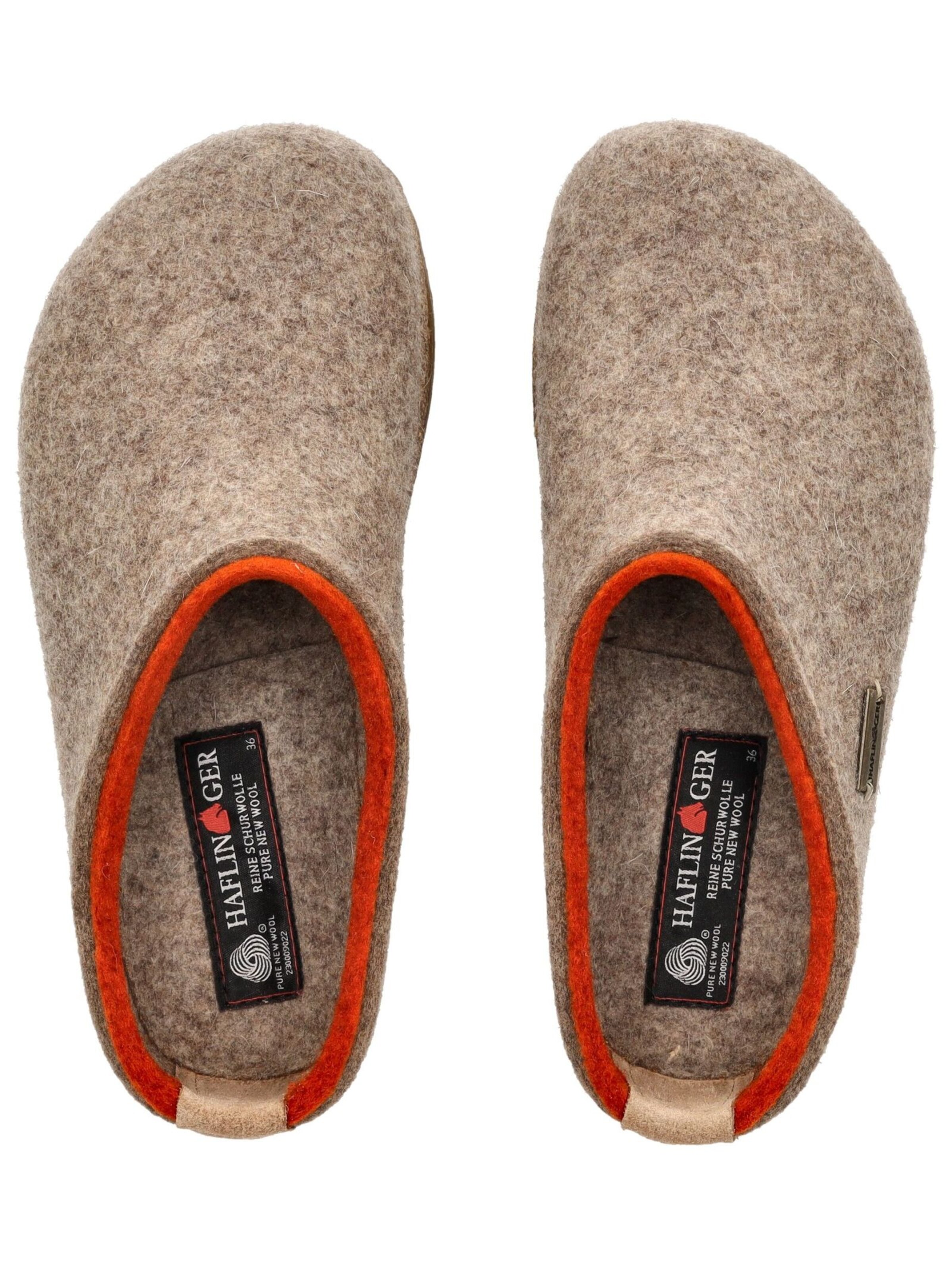 HAFLINGER Hausschuh in Braun