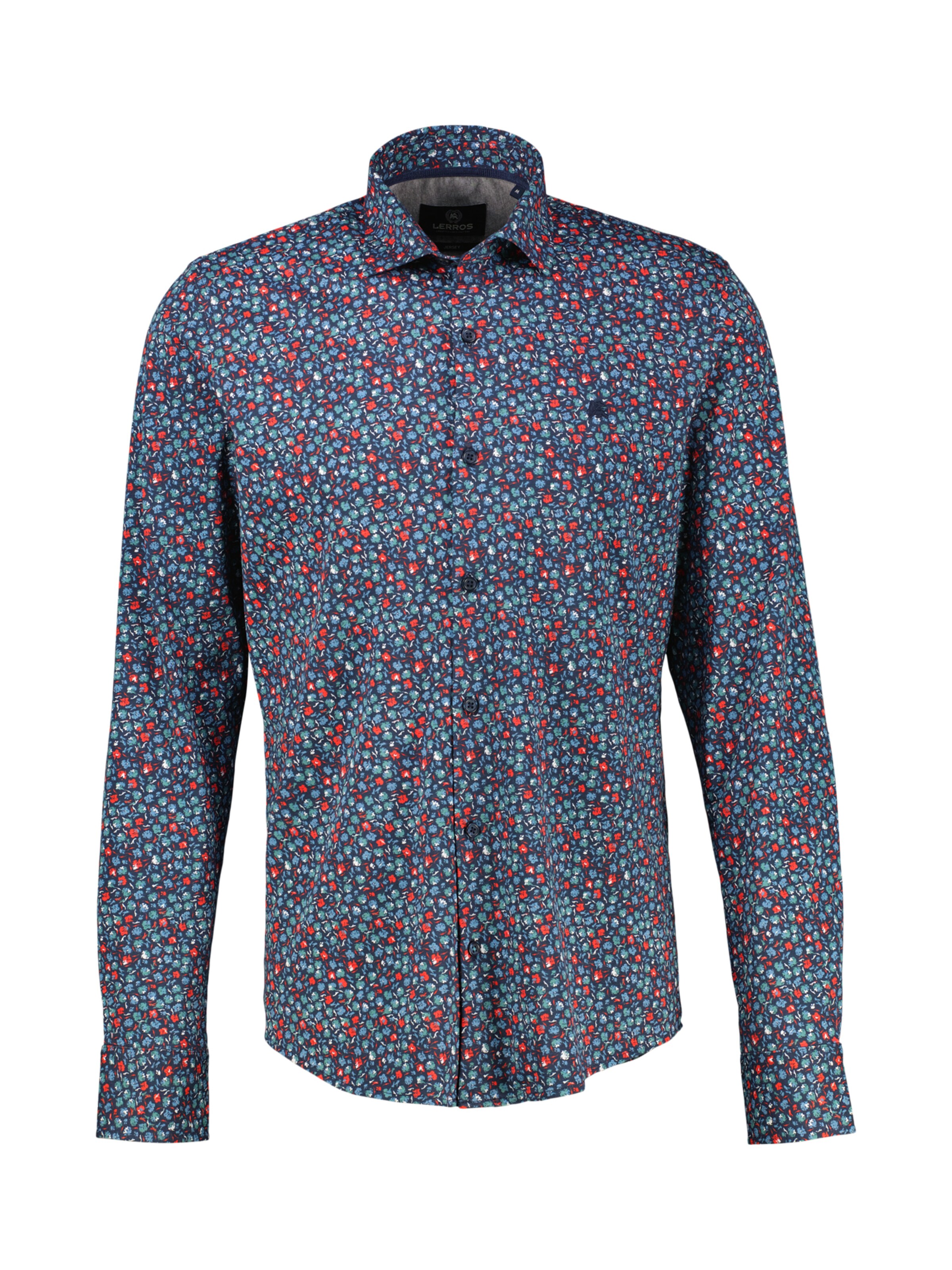 LERROS Regular fit Overhemd in Rood: voorkant