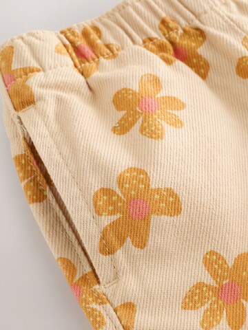 Next Wide leg Trousers 'Regular Fit' in Beige