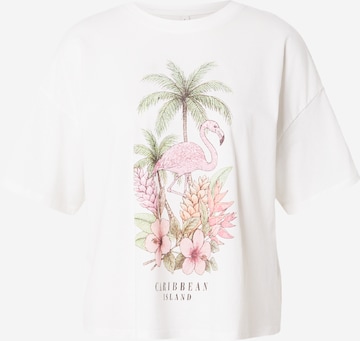 ONLY - Camisa 'ONLLUCY' em branco: frente