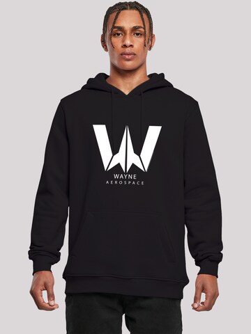 F4NT4STIC Sweatshirt 'DC Comics Justice League Movie Wayne Aerospace' in Schwarz: predná strana