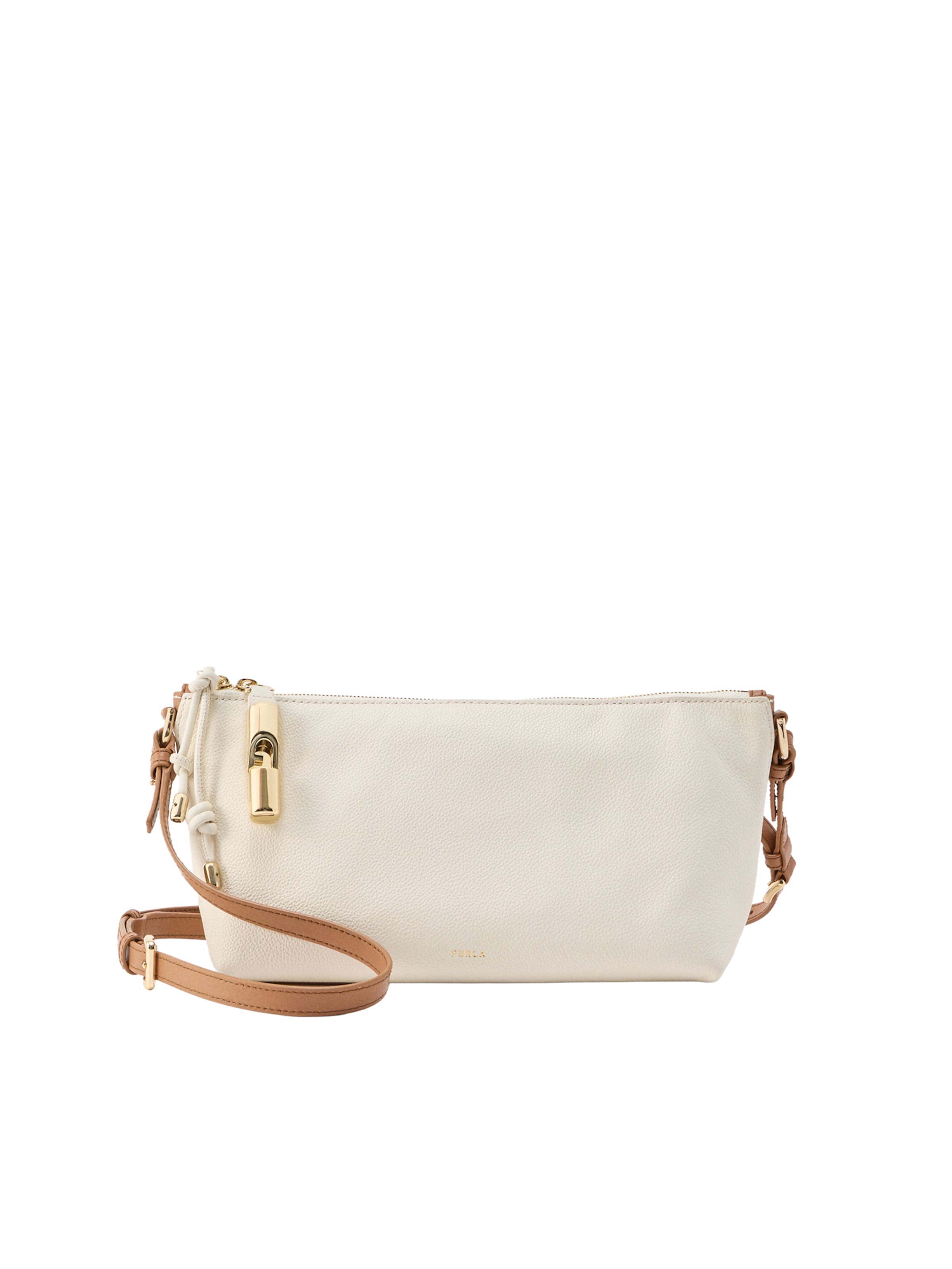 FURLA - Bolso de hombro 'DEBBY' en blanco: frente