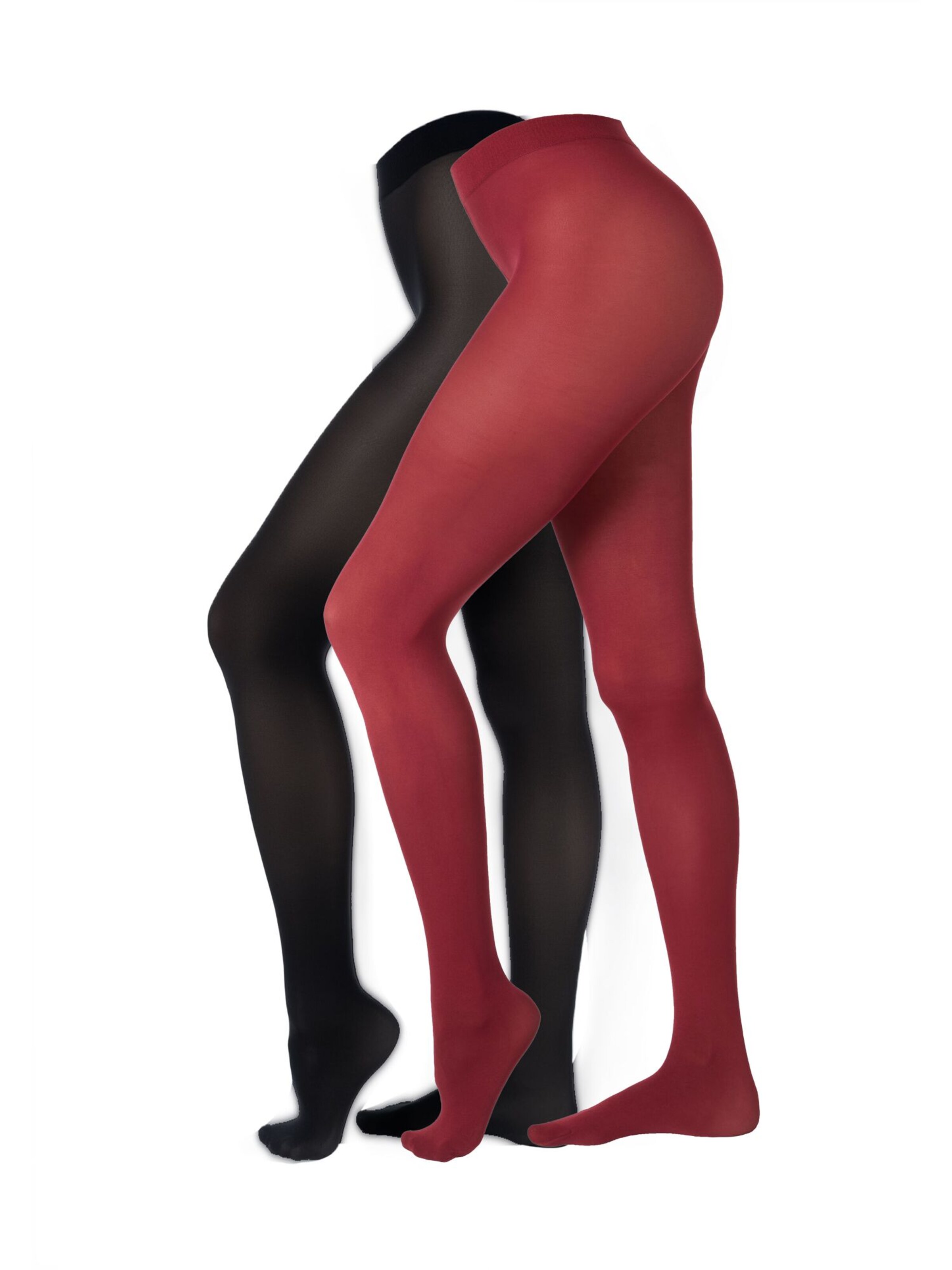 camano Fine Tights in Red: front