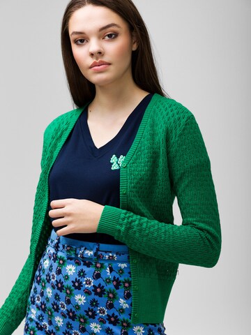 4funkyflavours Knit Cardigan 'So In Love' in Green
