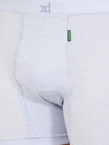 zd ZERO DEFECTS Boxer shorts 'Helios fly front boxer' in Blue