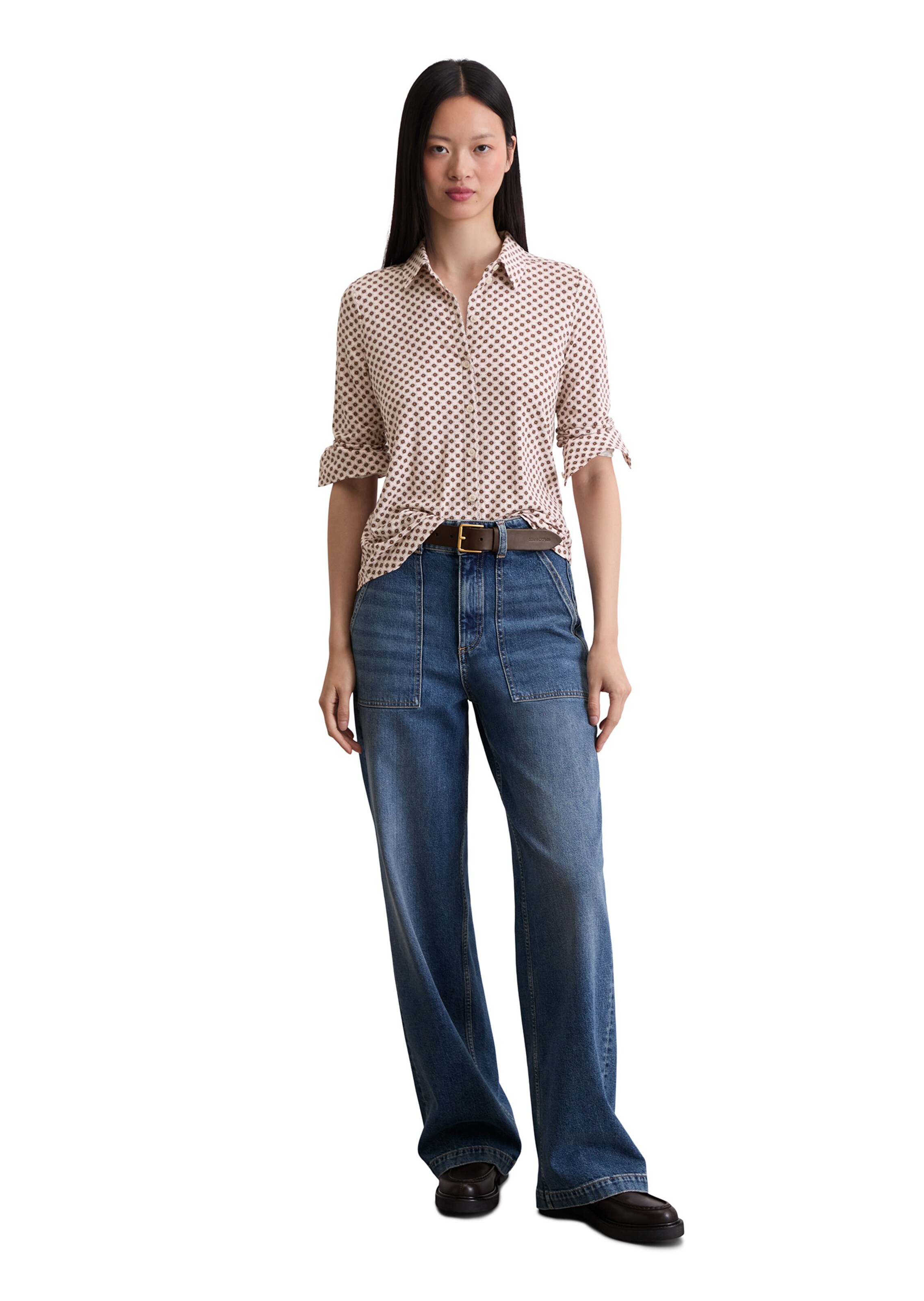 Chemisier Marc O'Polo en beige