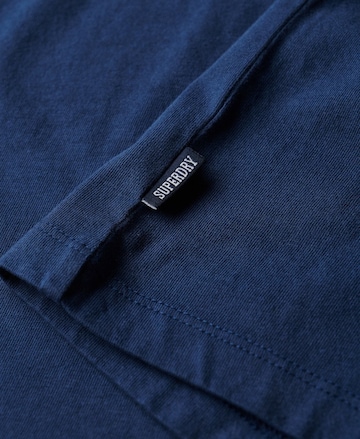 Superdry T-Shirt 'Essential' in Blau