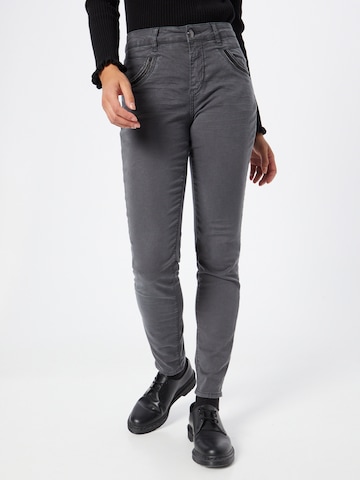 MOS MOSH Normální Kalhoty – šedá: přední strana