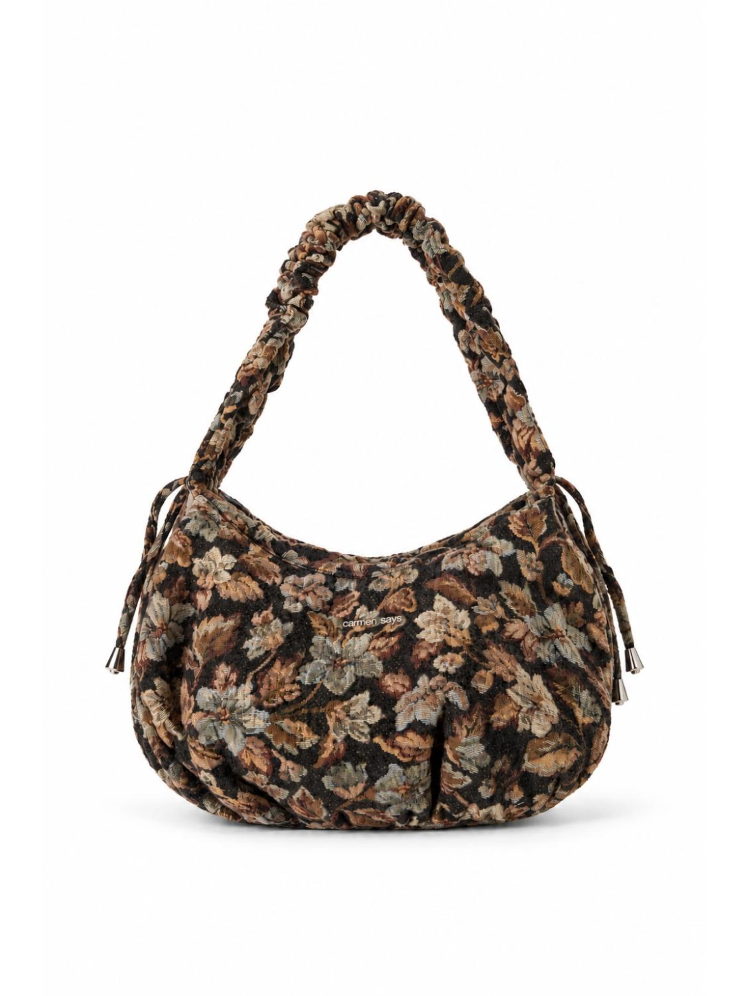 Carmen Says - Bolso de hombro en marrón: frente