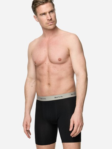 Phil & Co. Berlin - Calzoncillo boxer ' Jersey Long Boxer Briefs' en beige: frente