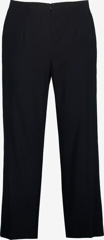 Regular Pantalon à pince Ulla Popken en noir : devant