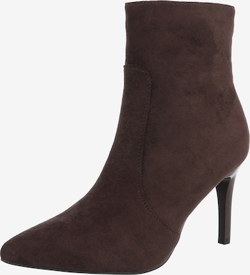 Ital-Design Ankle Boots in Brown: front