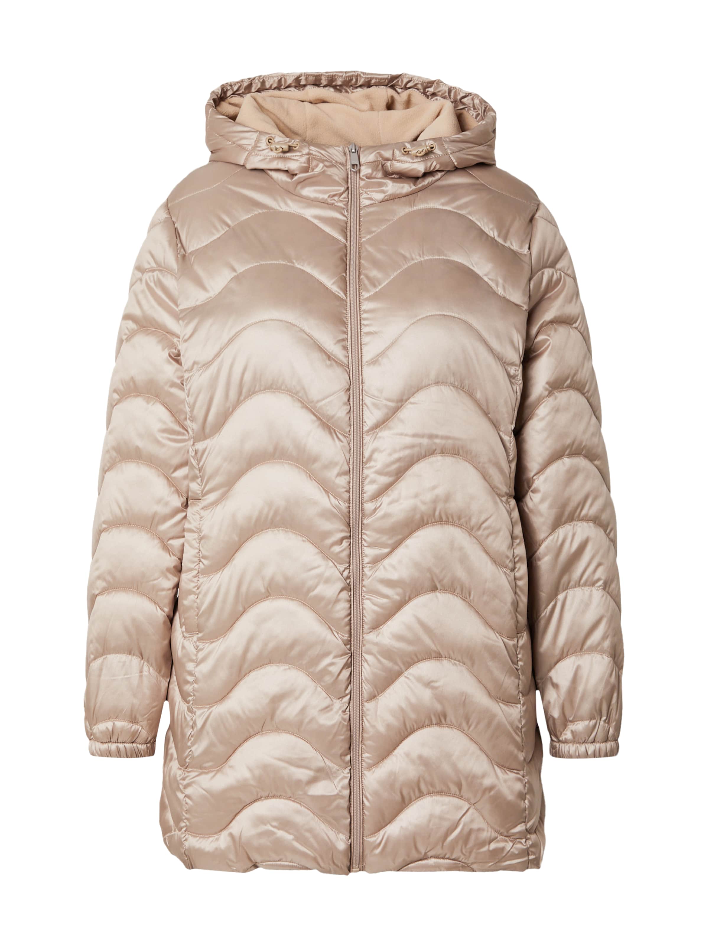 ONLY Carmakoma Зимняя куртка 'CARVega' в Коричневый: спереди