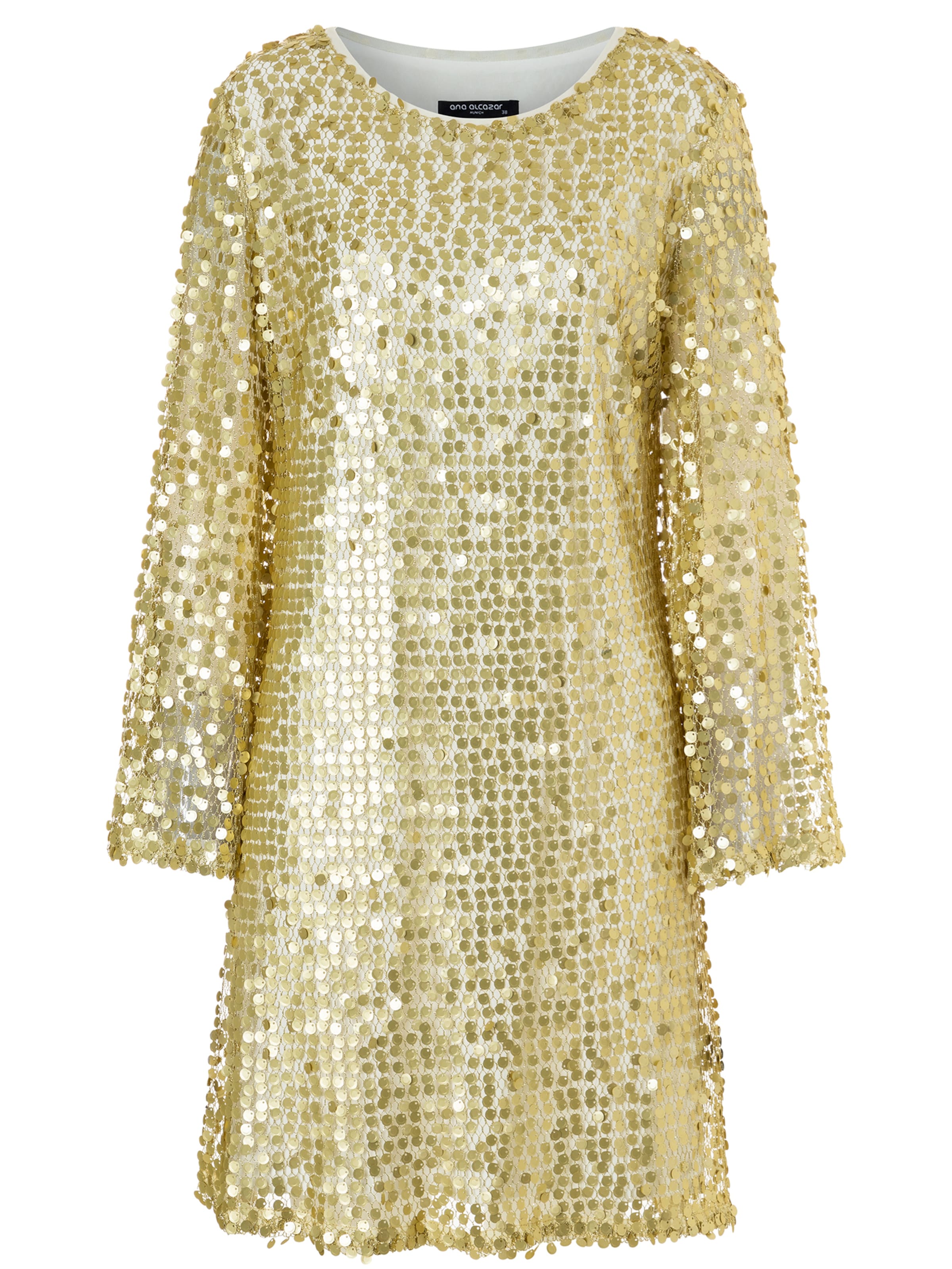 Ana Alcazar Abendkleid 'Wadana' in Gold: Vorderseite
