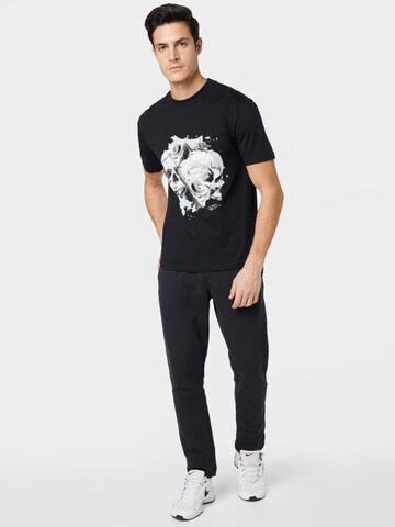 River Island T-Shirt in Schwarz