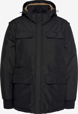 Man's World Winter Jacket in Black: front