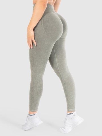 Skinny Leggings ' Batik Scrunch ' Smilodox en vert