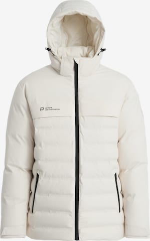 Ombre Winterjas 'OM-Jahp-0150' in Wit: voorkant