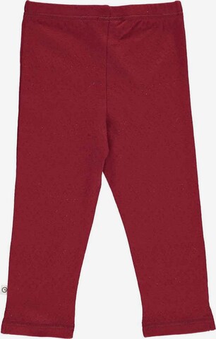 Coupe slim Leggings '' Müsli by GREEN COTTON en rouge