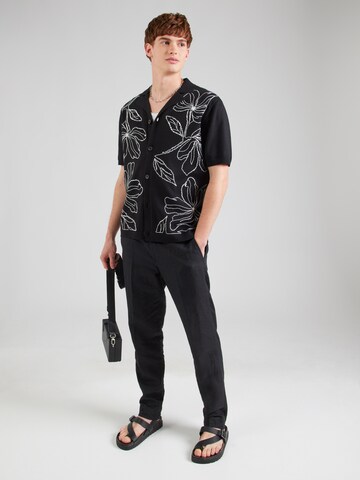 TOPMAN Knit cardigan in Black
