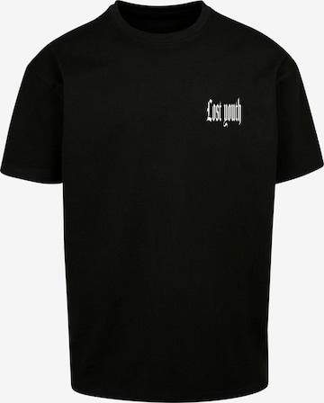 Lost Youth T-shirt i svart: framsida