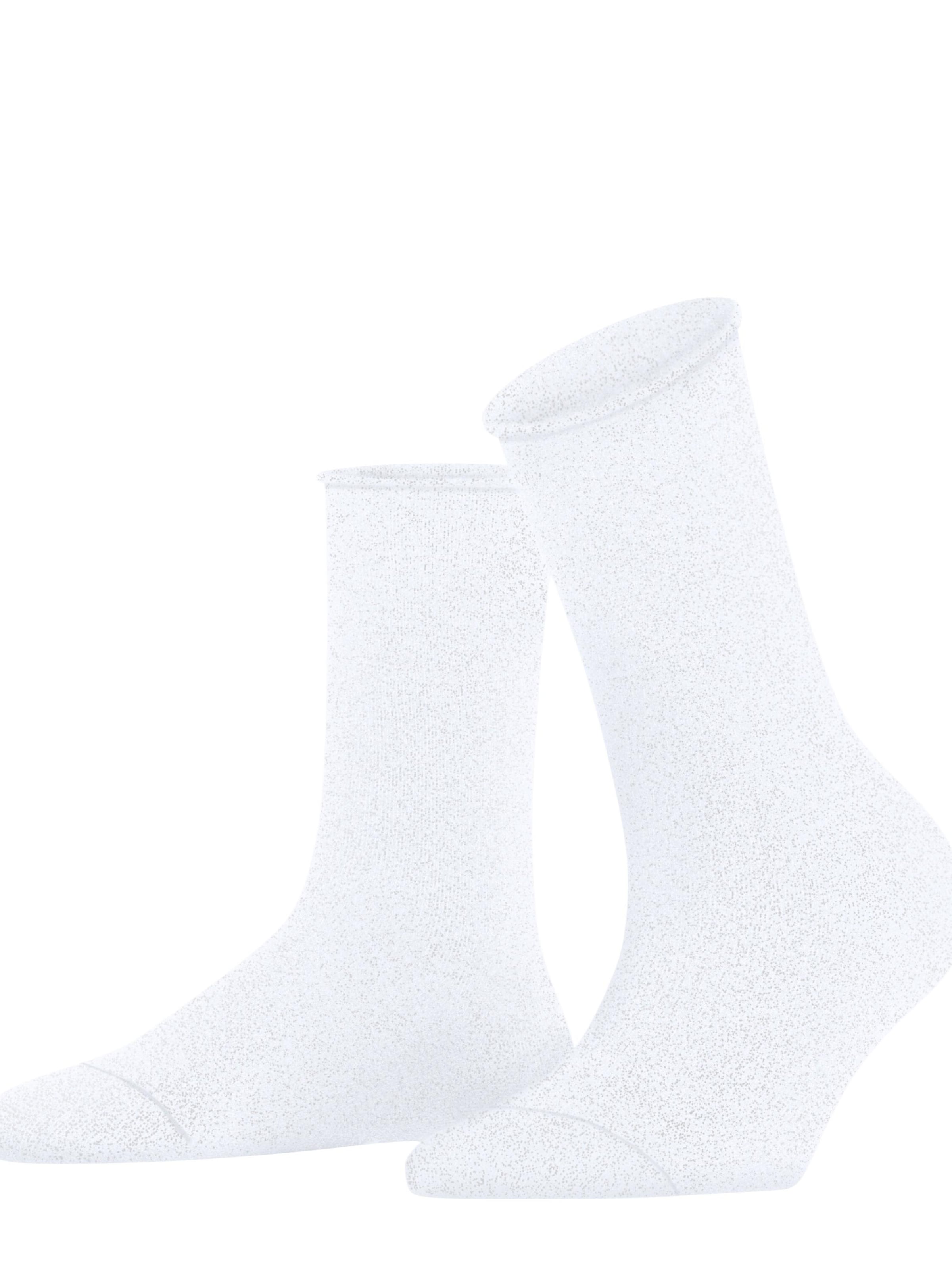 FALKE Socken 'Shiny'‌‌‌‌‌‌ in Weiß: Vorderseite
