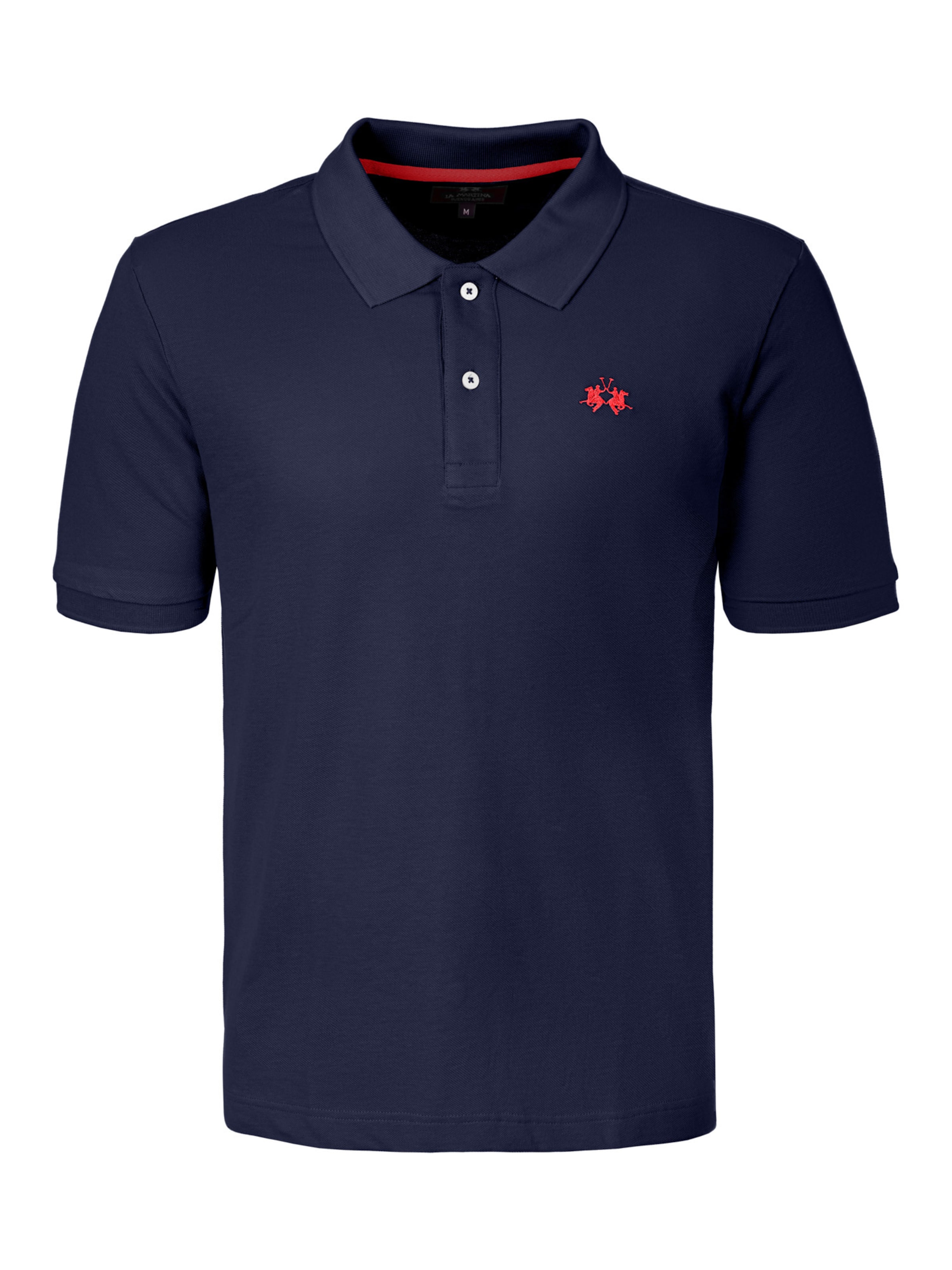 La Martina Poloshirt 'BPMP11' in Blau: Vorderseite