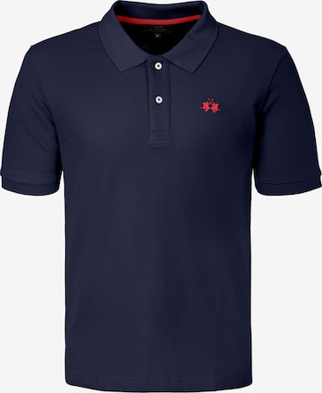 La Martina Poloshirt 'BPMP11' in Blau: Vorderseite