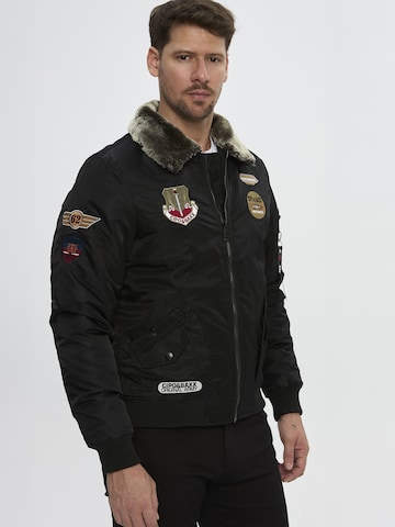 CIPO & BAXX Winterjacke CM232 in Schwarz
