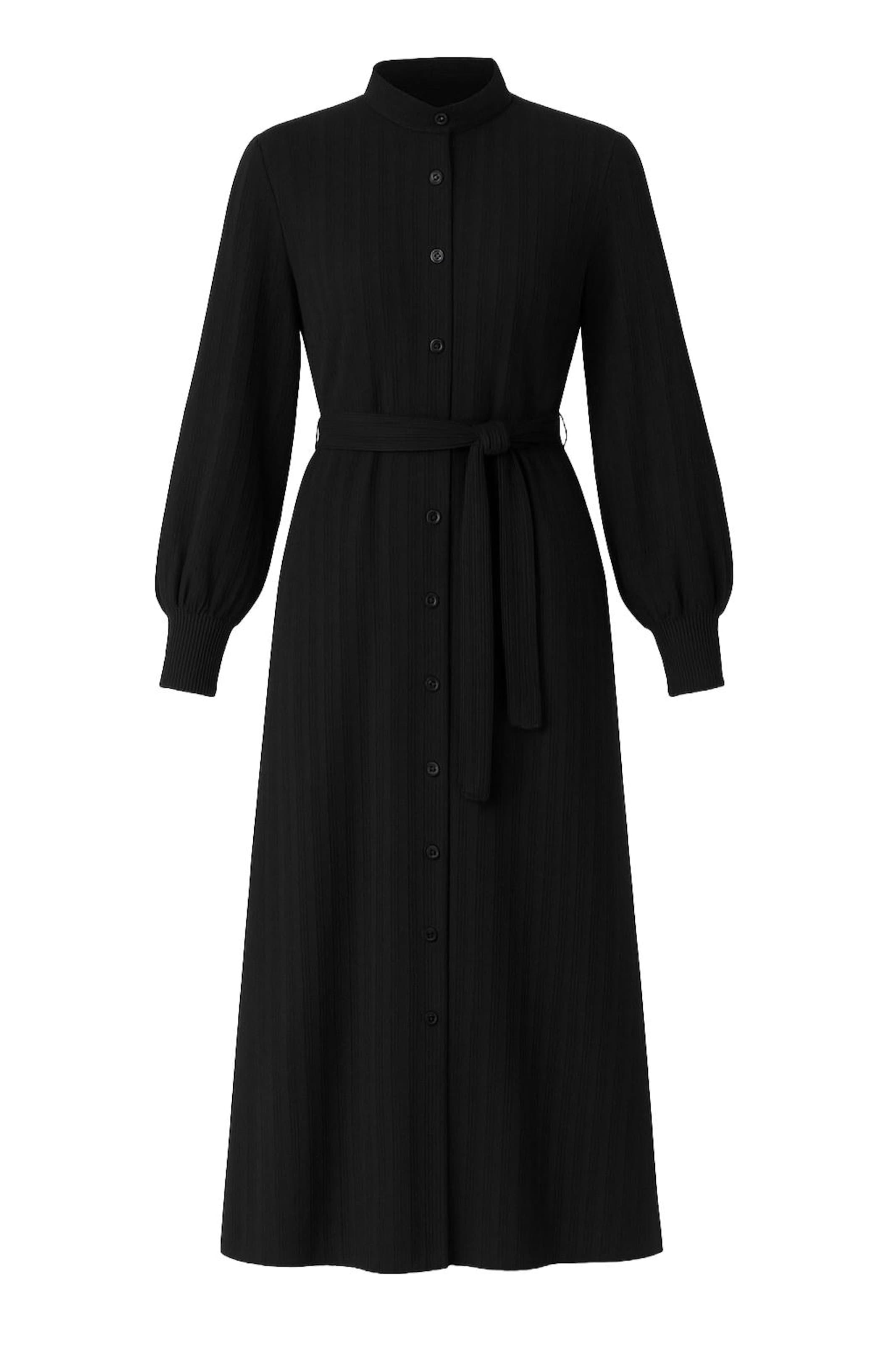 MODAMIHRAM Jurk in Zwart: voorkant