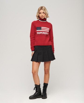 Superdry Pullover 'Americana' in Rot