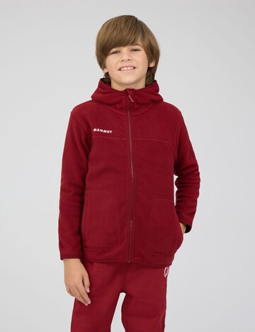 MAMMUT Athletic Fleece Jacket in Red: front