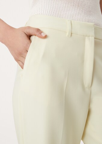 s.Oliver BLACK LABEL Regular Pants in Yellow