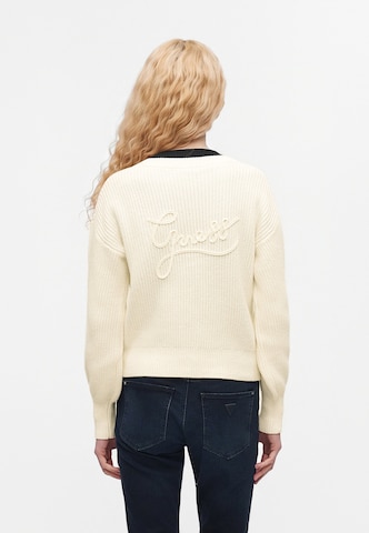 GUESS Strickjacke 'FAITH' in Weiß