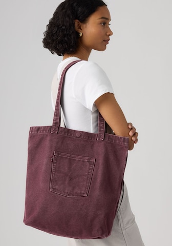 LEVI'S ® Shoppingväska i lila: framsida