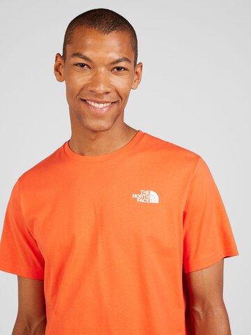 THE NORTH FACE T-shirt 'REDBOX' i orange