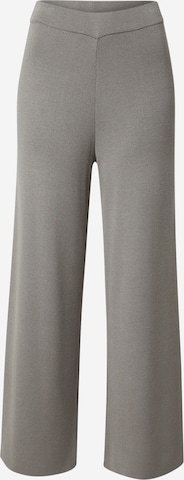 évasé Pantalon 'Fenja' A LOT LESS en gris : devant