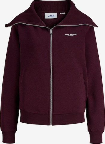 JJXX - Sudadera con cremallera 'JXSTUDIO VESTERBRO' en rojo: frente
