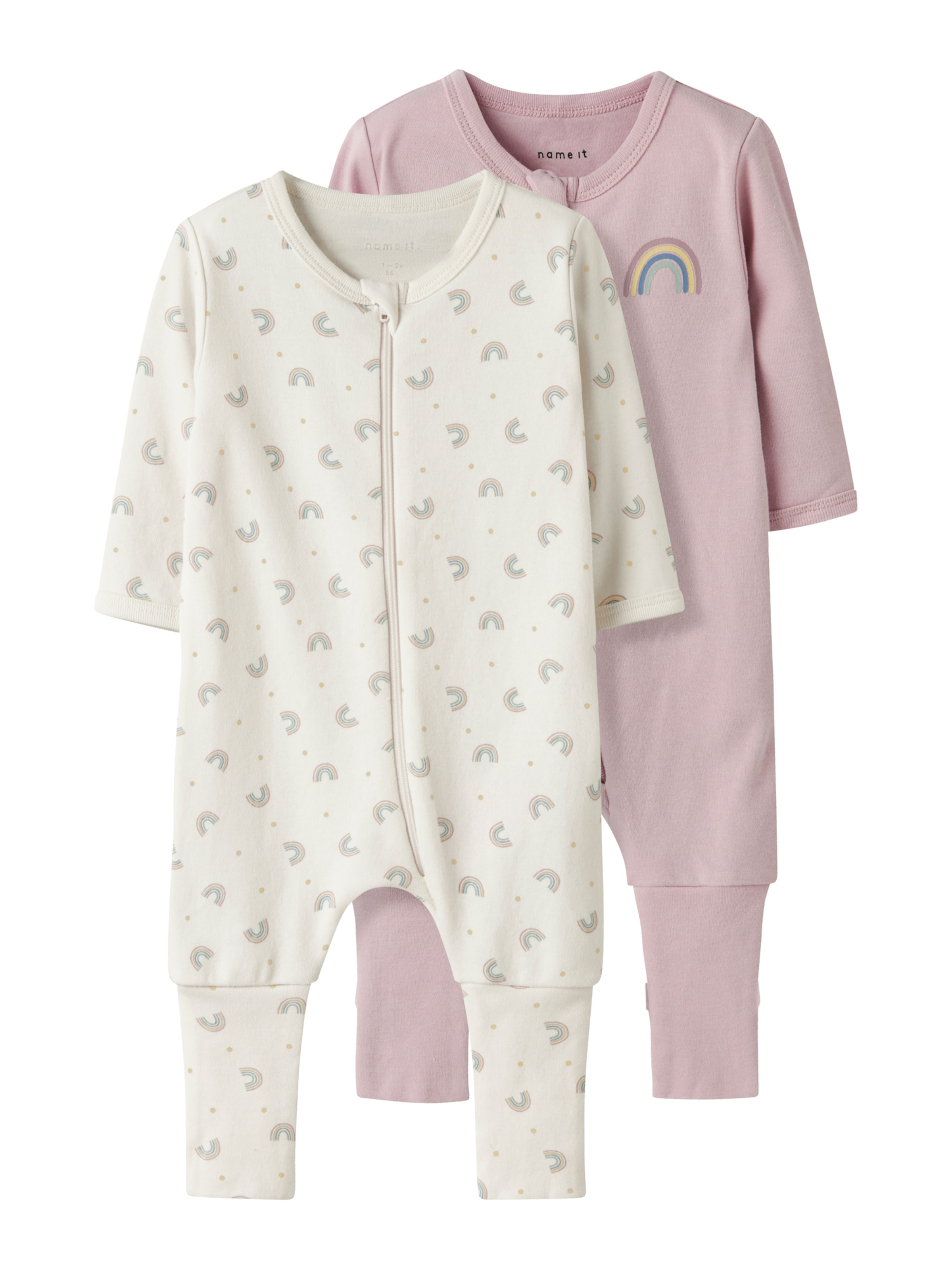 NAME IT - Pijama em rosa: frente