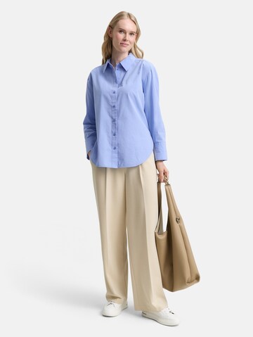 TOM TAILOR Bluse in Blau