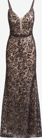 APART Evening Dress in Black: front