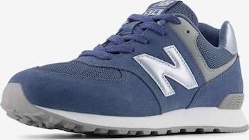 Baskets '574' new balance en bleu : devant