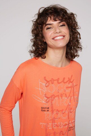 Soccx - Camisa 'Rock the Boat' em laranja