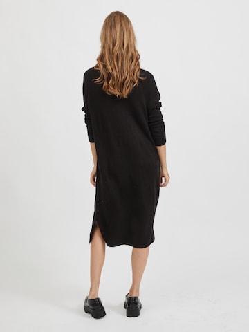 VILA Knit dress 'Madelia' in Black