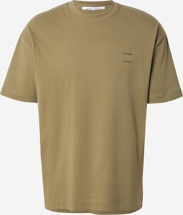 Samsøe Samsøe Футболка 'JOEL' в Зеленый: спереди