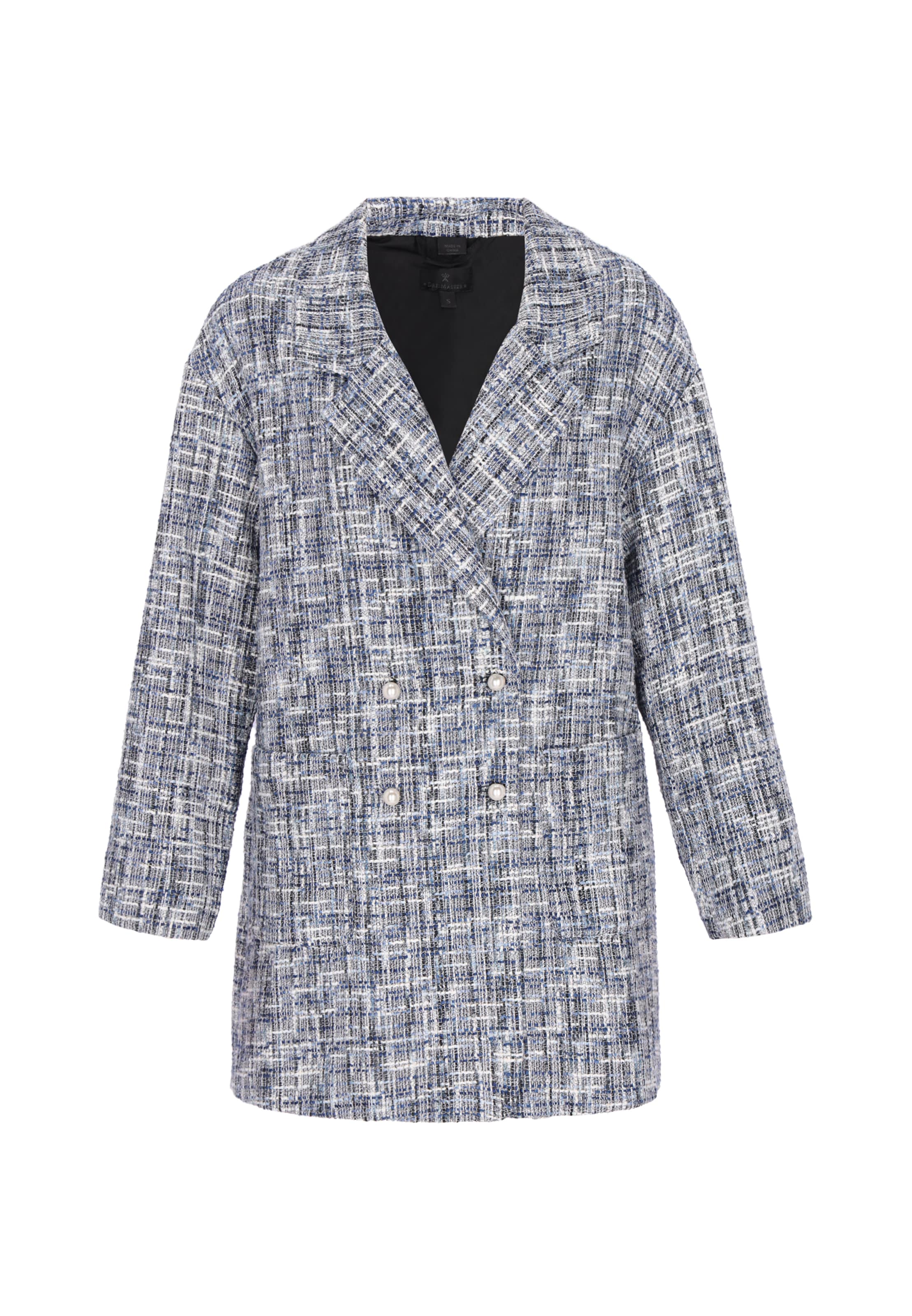 Manteau mi-saison DreiMaster Klassik en bleu : devant